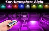 Цветомузика LED Интериорно Осветление АТ8 Диодни ленти RGB за кола