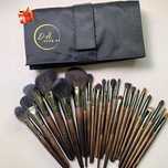 Set Pensule de machiaj luxos cu 14 piese, Pensule profesionale Premium