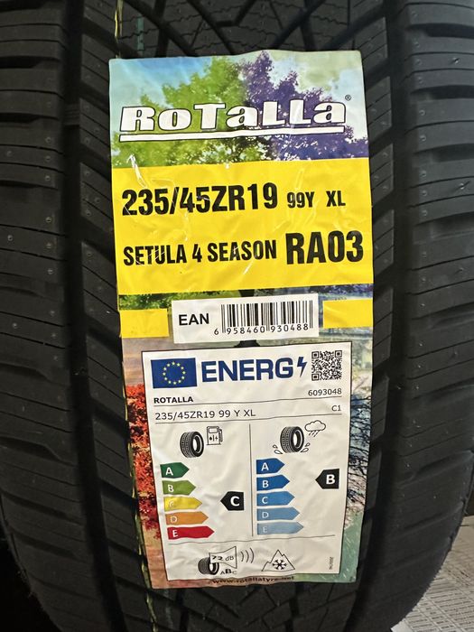 Всесезонен спорт пакет ROTALLA 235/45R19 99Y XL 255/40R19 100Y XL