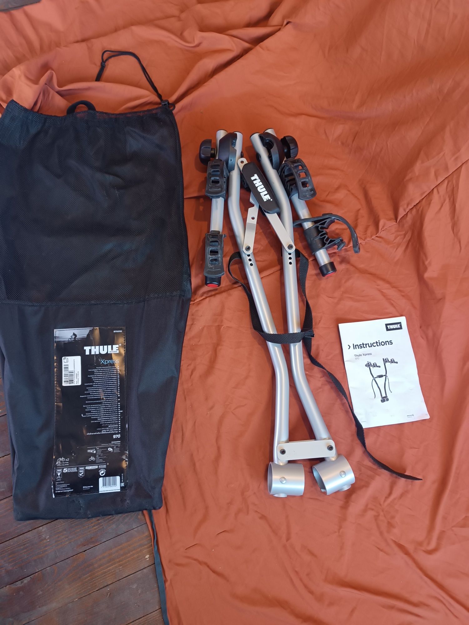 Багажник за 2 велосипеда Thule Xpress 970. 

Отлично състояние