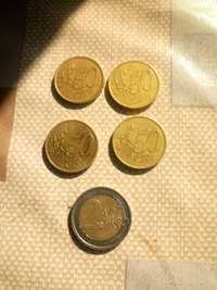 Monede de 10-20-50 centi și 2 euro