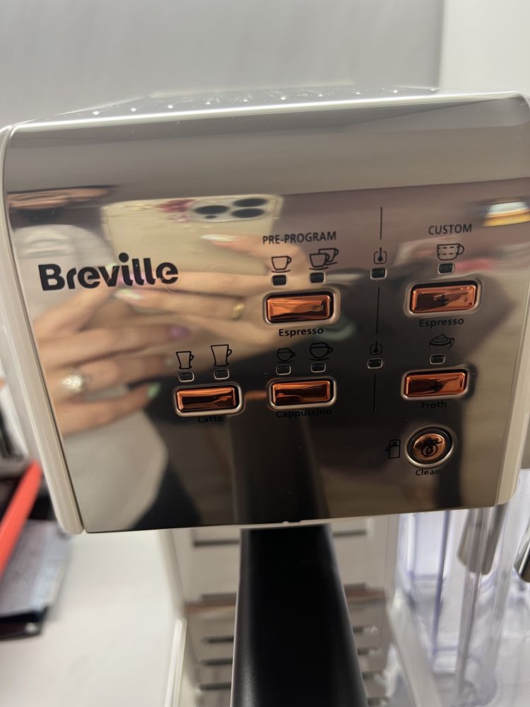 Еспресо машина Breville VCF108X Prima Latte II, 19 bar, 1050 W, Автома