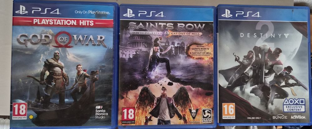 3 игри за Play Station 4