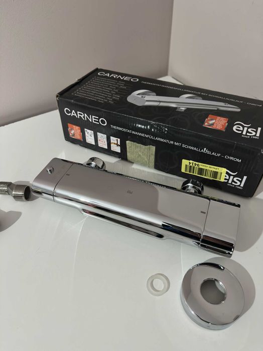 EISL Baterie de baie mixer cu termostat CARNEO, crom