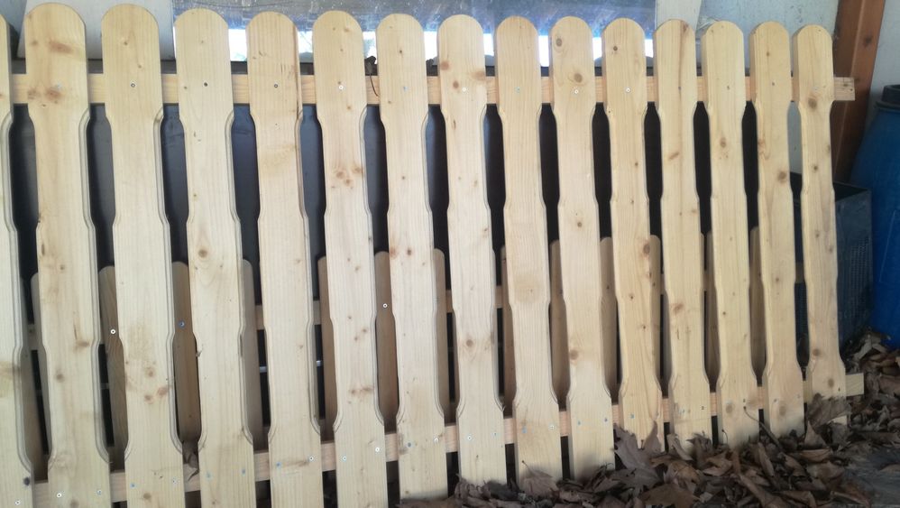 Дървени дъски за ограда/ Цяла ограда 2 метра/ Дървени оградни пана