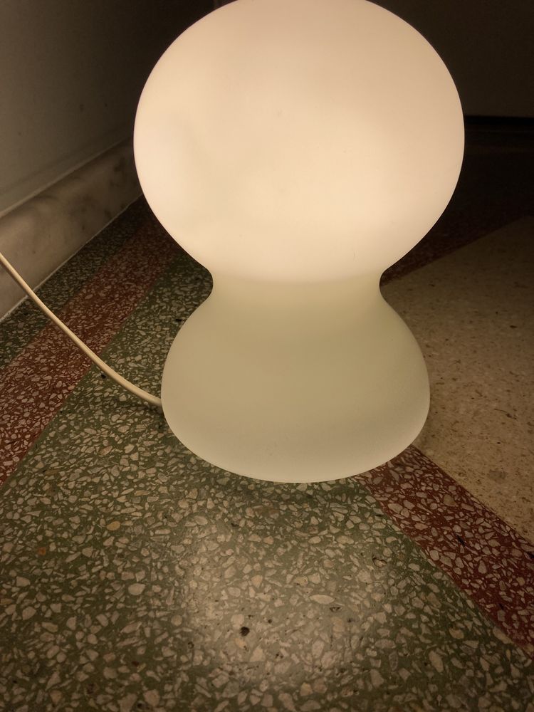 Винтидж настолна лампа от стъкло /80-те