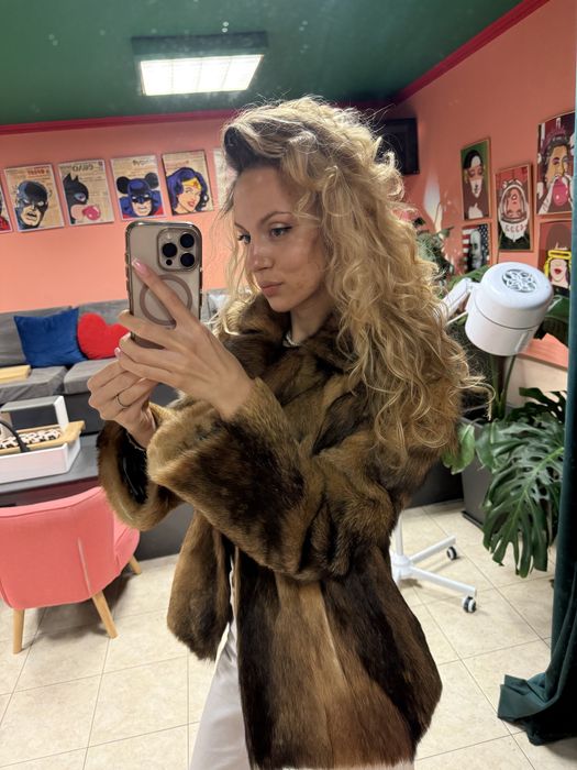 Палто от естествен косъм