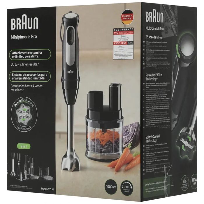 Блендер BRAUN MQ55755MBK