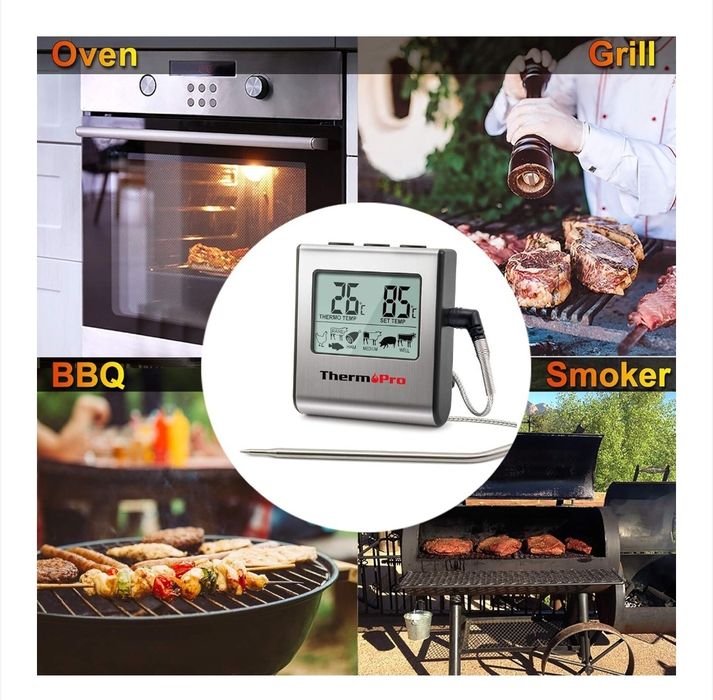Termometro da cucina, ThermoPro, TP-16S, cottura, digitale, timer, son