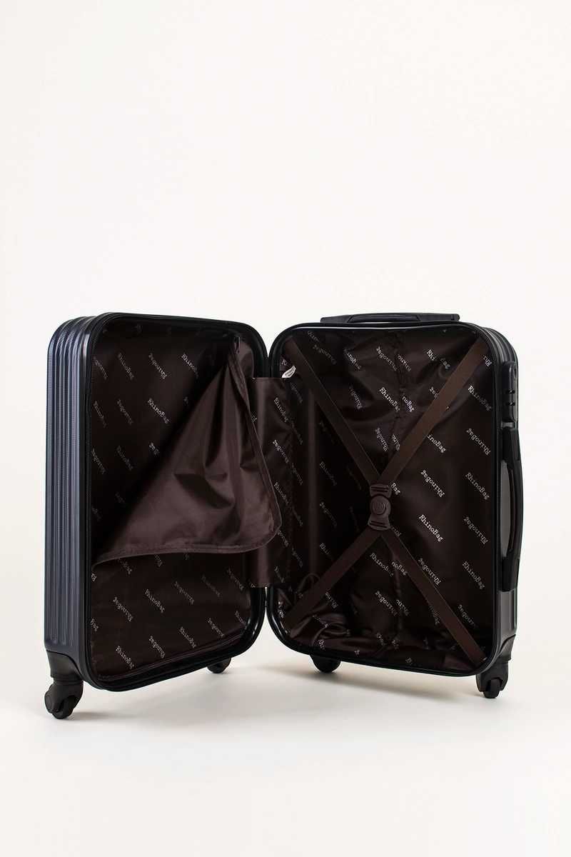 Set 3 Trolere Troler Valize Albastru  Pereti Rigizi Policarbonat