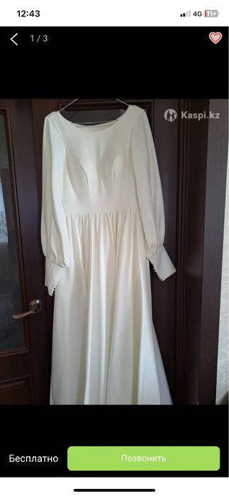 Свадебное платье платье на никях