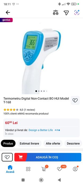 Termometru digital temperatura corpului
