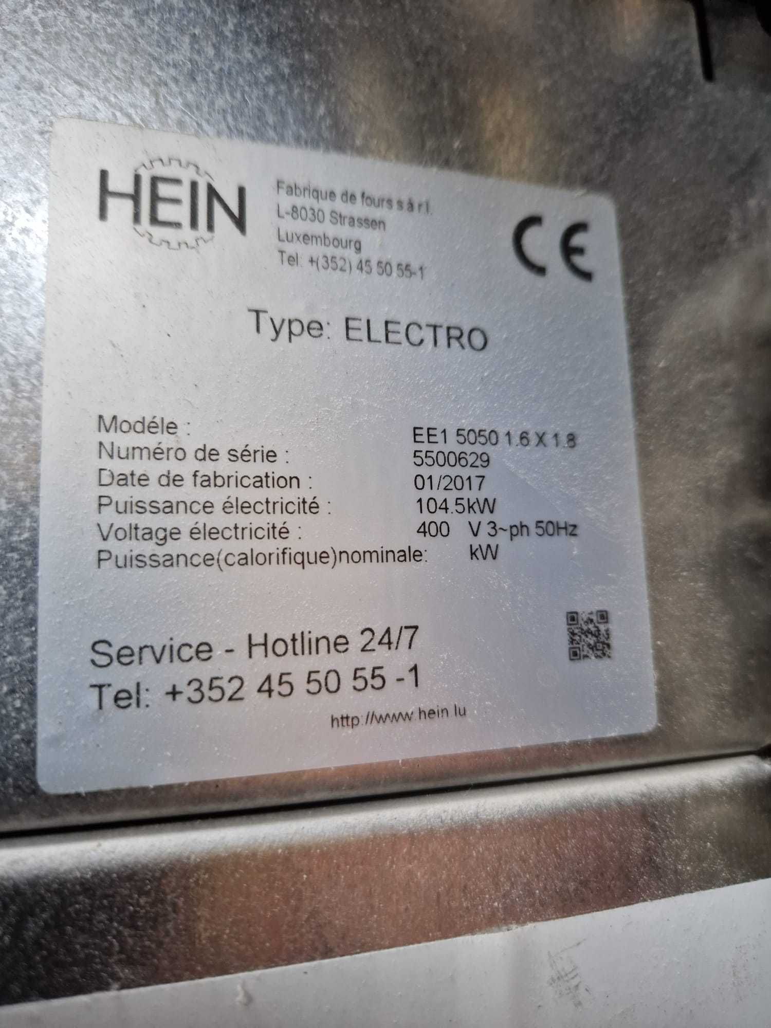 Cuptor profesional paine Hein Electro EE1 (VARIANTE AUTO)