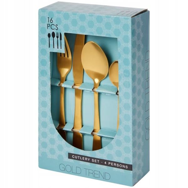 Комплект прибори за хранене Excellent Houseware 16 бр. Вилици лъжици