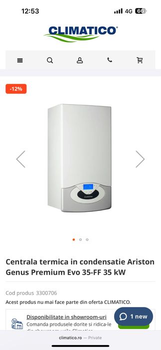 Ariston Genius Evo 35FF 35kw