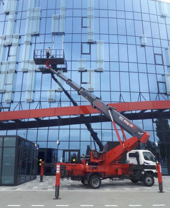 Услуги автовышки 20-28 метров агп вышка