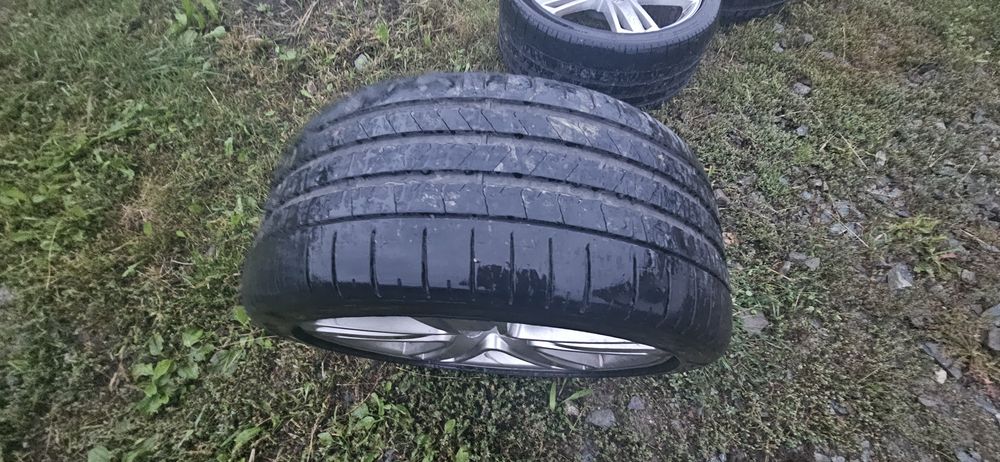 Jante originale Audi A8, R21, cu anvelope de vara Pirelli Zero dot 22