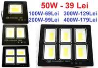 Proiector LED 50w 100w 200w 300w 400w Proiectoare Slim exterior