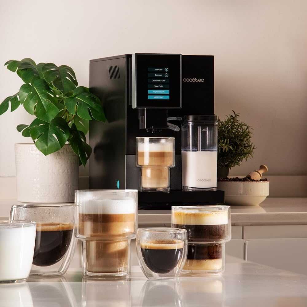Кафеавтомат Cecotec Cremmaet Compactccino (Черно Сребро) 1350W