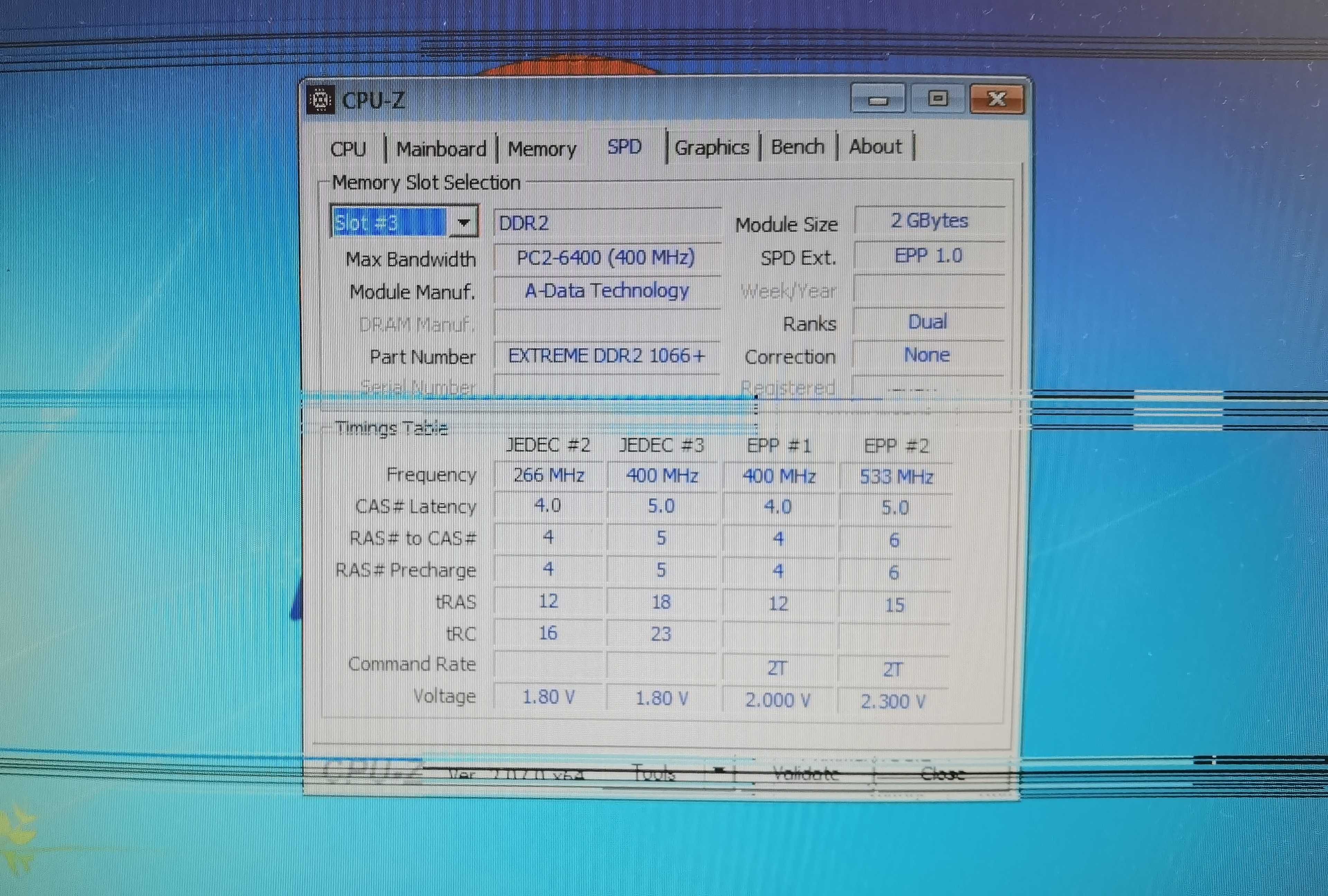 Продавам рам памет за компютър ADATA DDR 2, 1066+ Mhz.