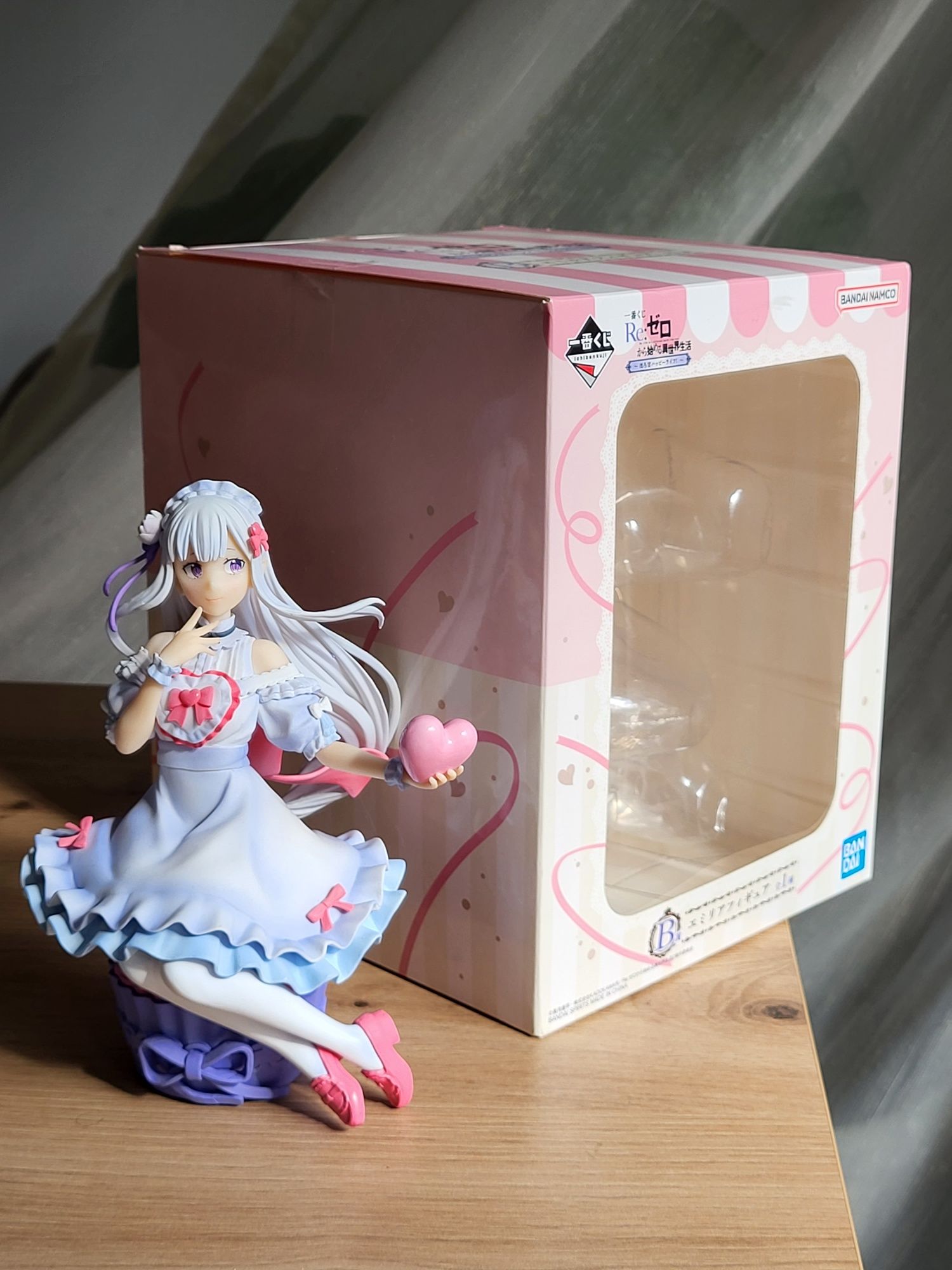 Аниме фигурка Emilia Ichiban kuji Sweet Happy Life