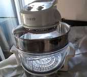 Халогенна фурна-скара NEO 1200-1400W, обем 12л, таймер, 250C, Бял