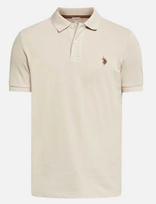 Tricou US Polo  Culoare: Fulgi de ovăz . Dimensiune: XXL