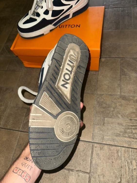 Louis Vuitton Skate White Blue