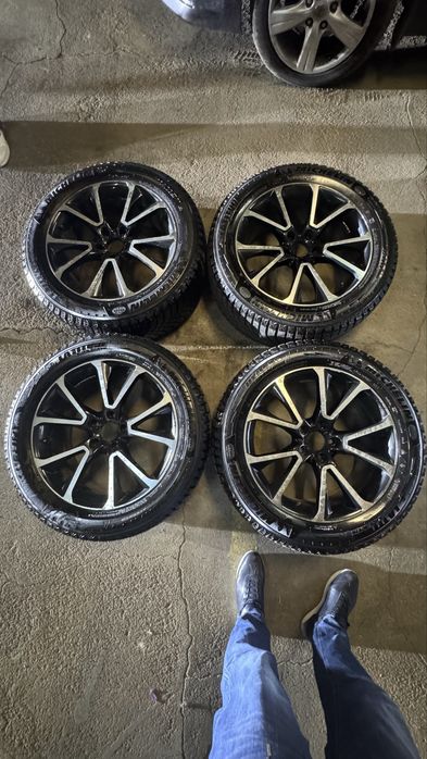 Продам диски BMW X5 R19 + шины Michelin, зима, шипы. 255/50/R19