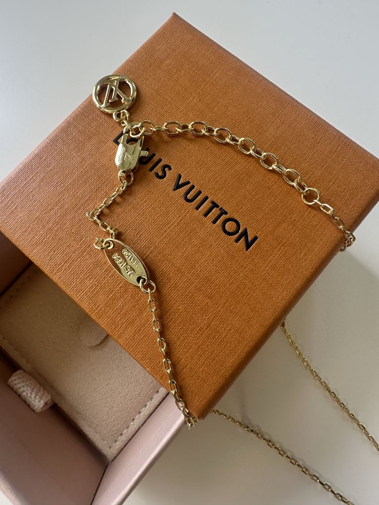 colier louis vuitton auriu