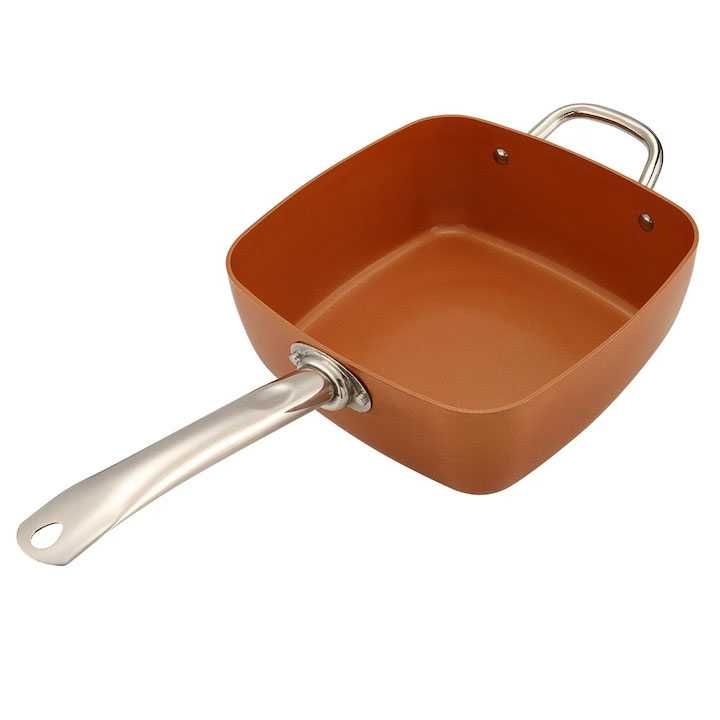 Дълбок тиган с незалепващо покритие 5в1 Copper Pan