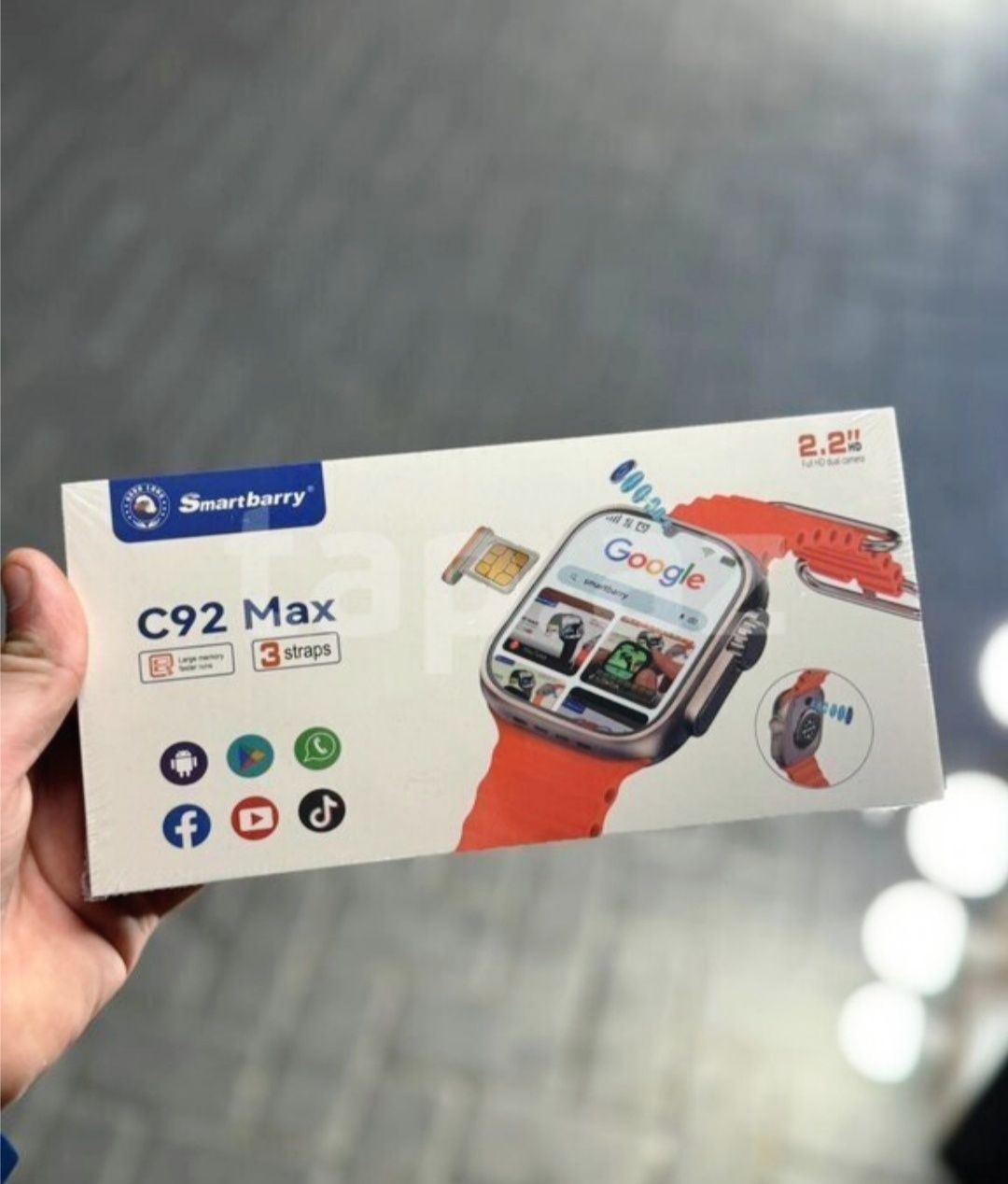 Smart Watch Smartbarry C92 Max, 6/64 GB, 4G Sim card,Умные смарт часы