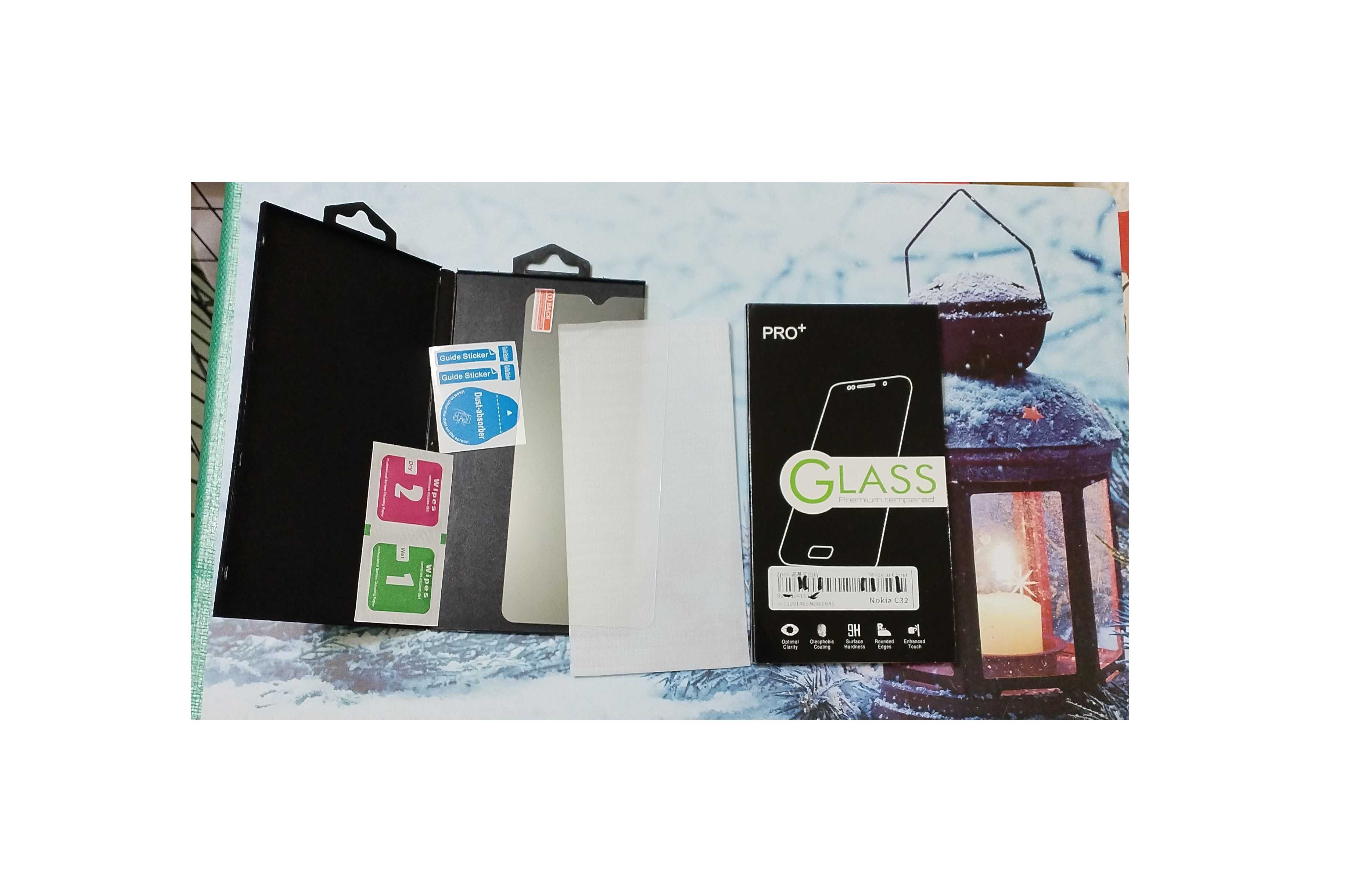 Pachet Folie Sticla securizata pentru smartphone Nokia C32, Noua