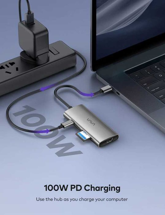 USB C Hub, Adaptor 7-in-1 USB C VAVA