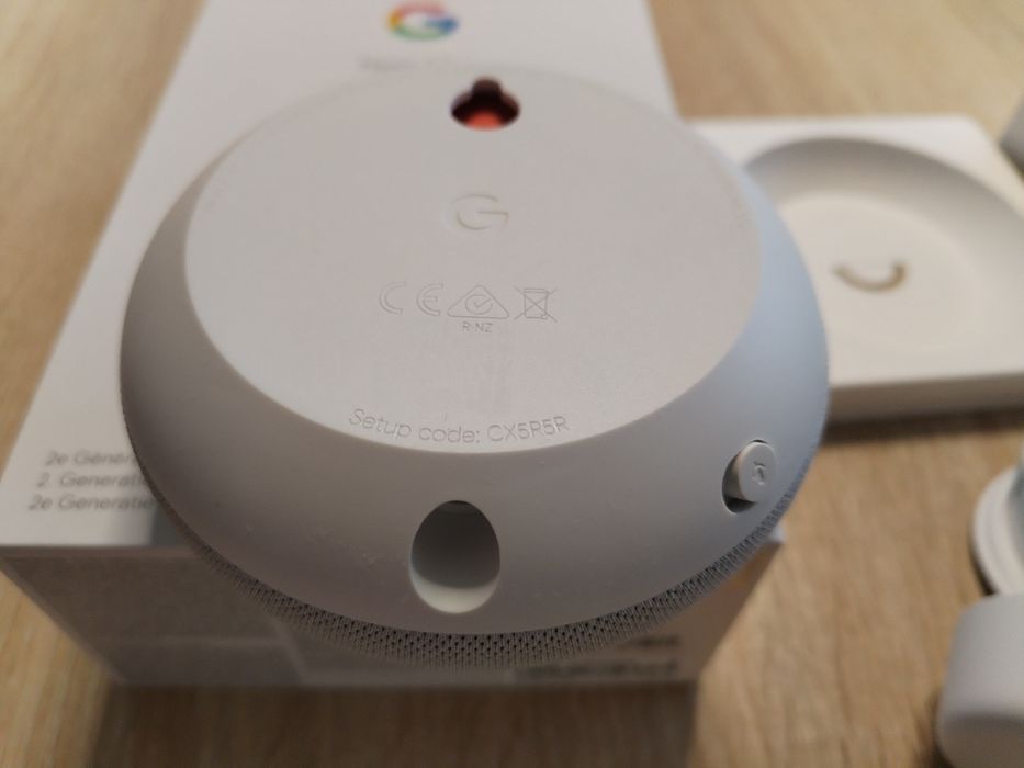 Boxa inteligenta Google Nest Mini Smart Home, Generatia 2, Alb