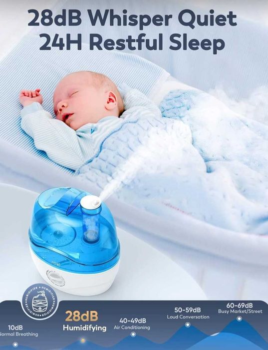 Umidificator, umidificator de 2,2 litri