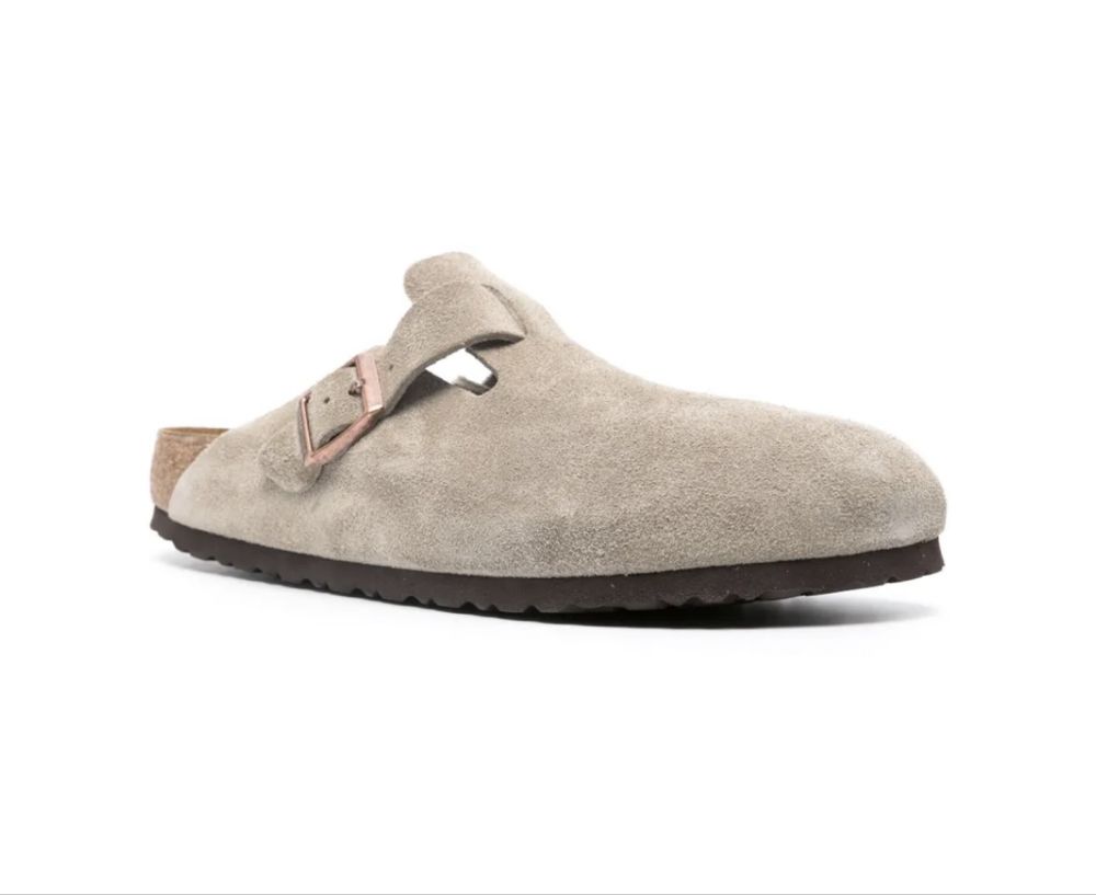BIRKENSTOCK замшевые сабо Boston