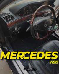 9D polik / коврики для Mercedes Benz w221