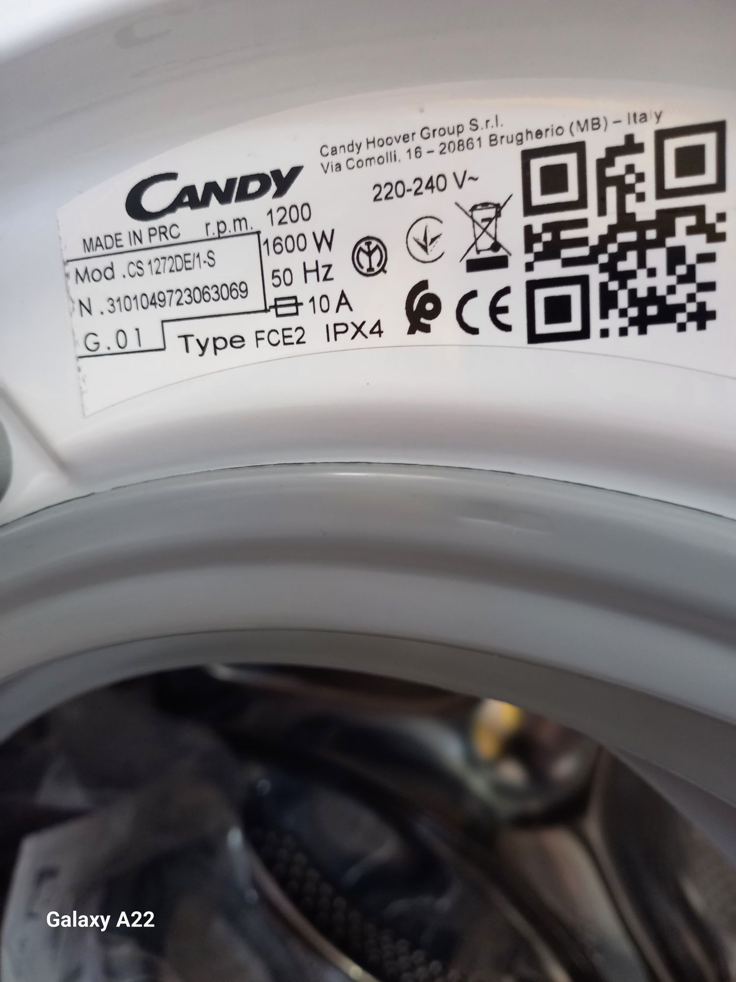 Cuva mașină de spălat CANDY