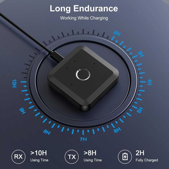 Criacr Bluetooth 5.2 предавател и приемник за телевизор