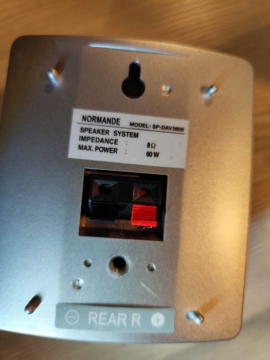 Boxe difuzoare cu subwoofer 5.1 5+1 Normadie 8ohm sateliti aluminiu