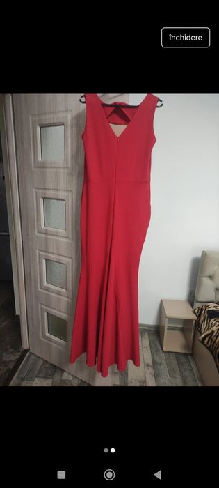 Rochie roșie lunga