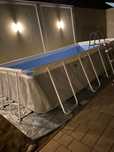 Piscina cu cadru metalic Intex, dreptunghilara