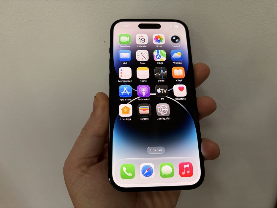 Iphone 14 Pro, 256 gb, Black, modelul cu Esim, cu Bypass