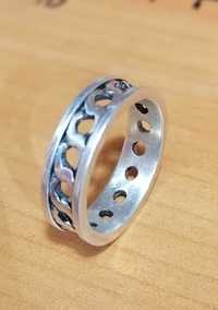 Кольцо мужское серебряное