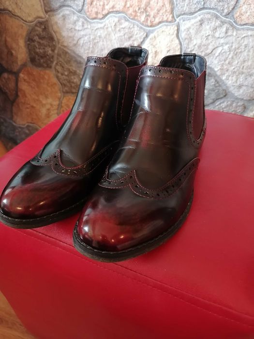 Pantofi 41, vișiniu închis