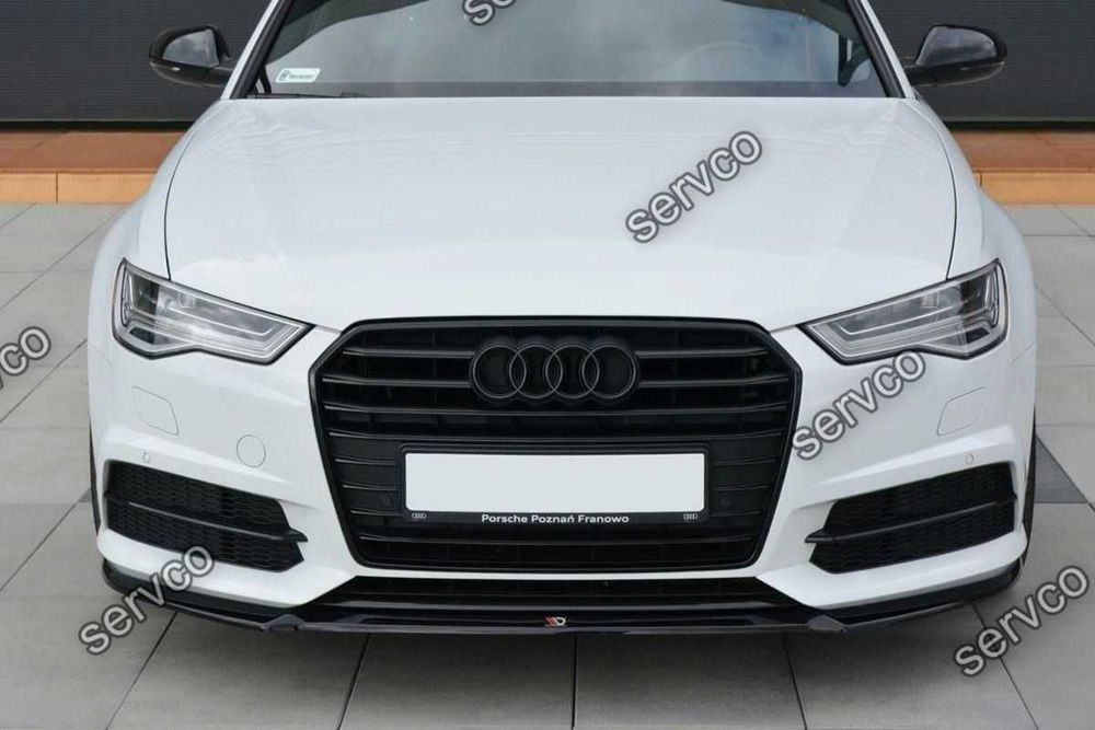 Prelungire bara fata Audi A6 C7 4G S-Line 2014- 2018 v1 - Maxton