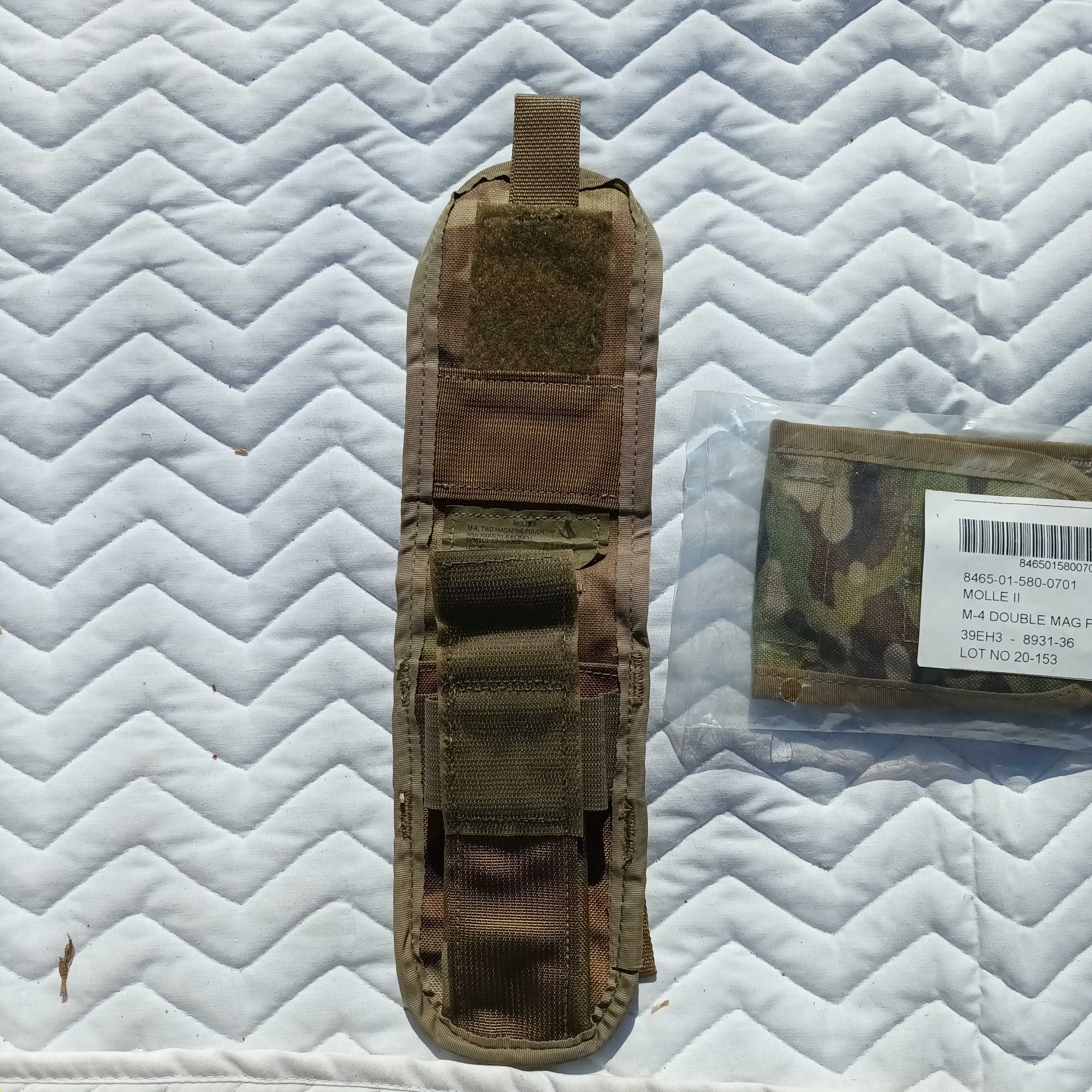 Molle 2 M4 double magazine pouch, multicam. Surplus militar US Army.