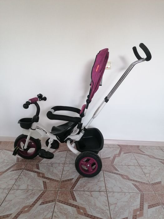 Tricicleta Bebe Royal mov- reversibila si pliabila
