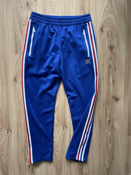 Adidas / мъжки спортен панталон/долница/синя и червена М